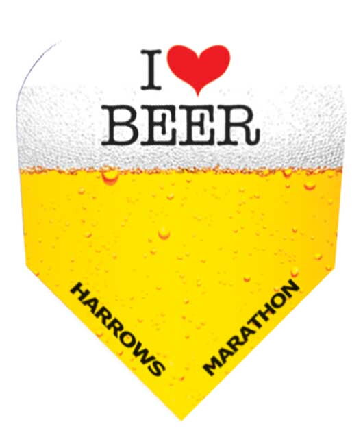 Harrows piórka Marathon I Love Beer No.6