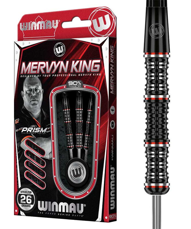 Winmau lotki Mervyn King SE steel 26g